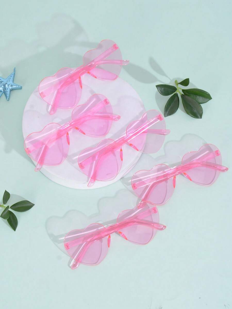 H.L.BALLOON 1 cái/5 cái Ly nhựa hình trái tim dùng cho tiệc, Đạo cụ chụp ảnh, Giáng sinh