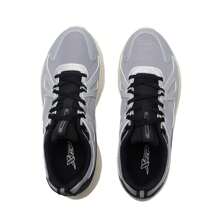 XTEP SPEED TB Herren Sneaker Low-Top, leicht, modisch-Lässig Laufschuhe, blaugrau/schwarz