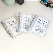 A6 Savings Challenge Flip Chart (With Cash Envelopes) - 12 Month Budget Planner For $5,000, $10,000 And $25,000 Savings Goals - Savings Challenge Handbook - Savings Challenge Flip Chart - Back To School - Multicolor - View 4