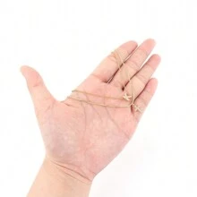 2Pcs/Set New Simple Classic Pave Zirconia Initial Cross Pendent Gold Color Stainless Steel Box Chain Layered Necklaces For Women