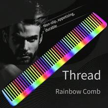 1 Lược cắt tóc cầu vồng kiểu tóc, thích hợp cho phụ nữ tóc dài, sử dụng tại tiệm và thợ cắt tóc - nhiều màu - Xem 4