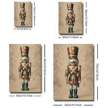 Set Of 3 Unframed Vintage Nutcracker Christmas Tree Poster Rustic Art Xmas Festival Aesthetic Canvas Painting Print Farmhouse Decor Wall Picture For Dorm,Apartment,Living Room,Bedroom,Home Decoration