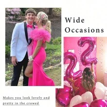 20 件女孩迷你发夹，黑蓝色发夹，小蝴蝶结发夹，白色粉色丝带蝴蝶结发夹，可爱发夹，金属 Y2k 发饰，适合青少年和幼儿辫子 - 玫紅色 - 查看 4