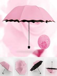 1 szt. Przenośny parasol, Minimalistyczny, prosty parasol na zewnątrz, Wybór na wiosnę i lato, Prezenty dla druhen, Pokój, Wystrój sypialni, Plaża, Podróże, Dla mężczyzn, Dla kobiet, Wakacje - Jasnoniebieski - Zobacz 1