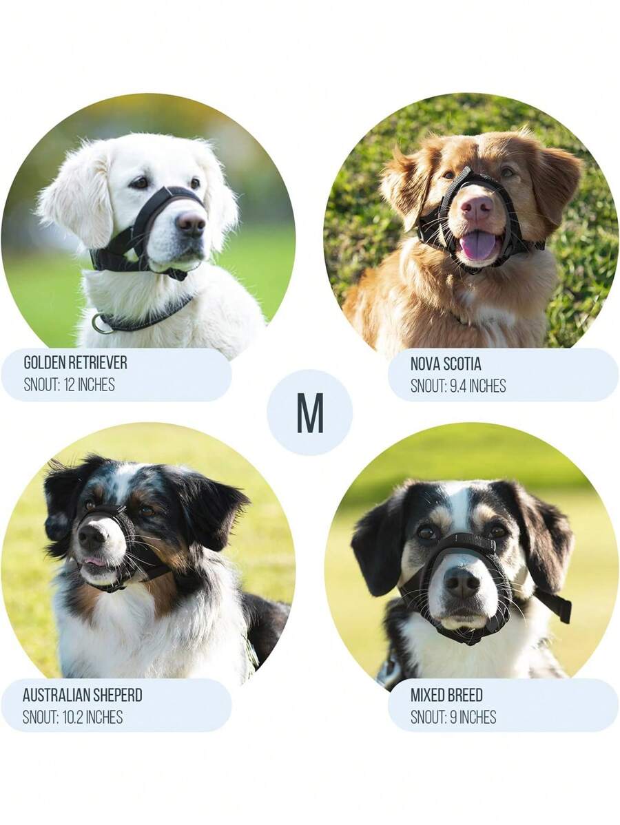 Dog Muzzle MP006, Safe To Prevent Biting And Unnecessary Chewing