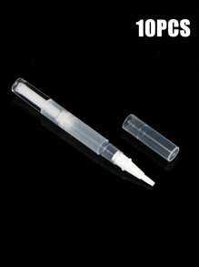 Bút xoay trong suốt 3ml, bút đựng dầu dưỡng móng rỗng kèm đầu cọ, ống đựng son bóng mỹ phẩm và dung dịch dưỡng dài mi - Trong sáng - Xem 12