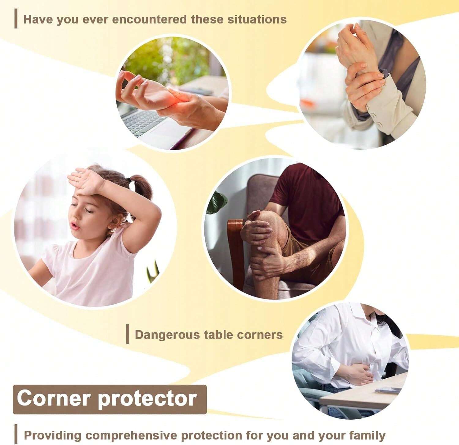 10 Pack Silicone Corner Protector For Baby, Furniture Corner Guard