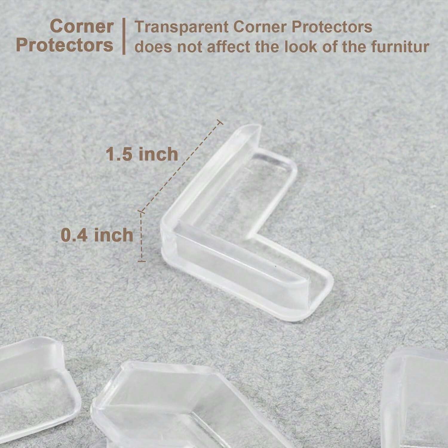 10 Pack Silicone Corner Protector For Baby, Furniture Corner Guard