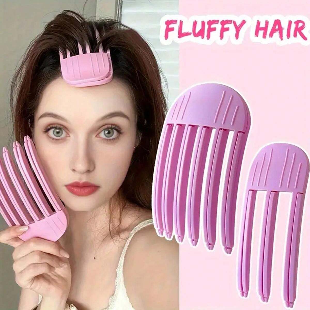 Glamour Angel Theme Plastic Hair Volumizing Clip Featherless, Easy To