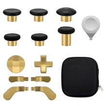 DATA FROG DATA FROG Metal D-Pad Trigger Paddles Replacement Thumbstick For Xb Ox One Eli Te Controller Series 2 Parts Repair Kit Accessories