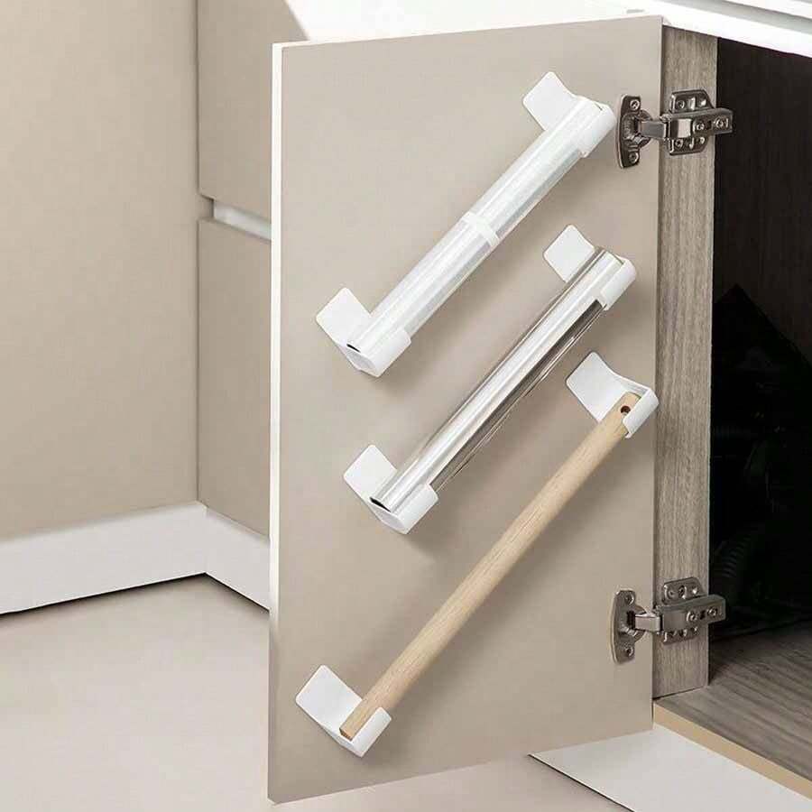 No Drill Storage Shelf, Cling Film Trash Bag Storage Rack
