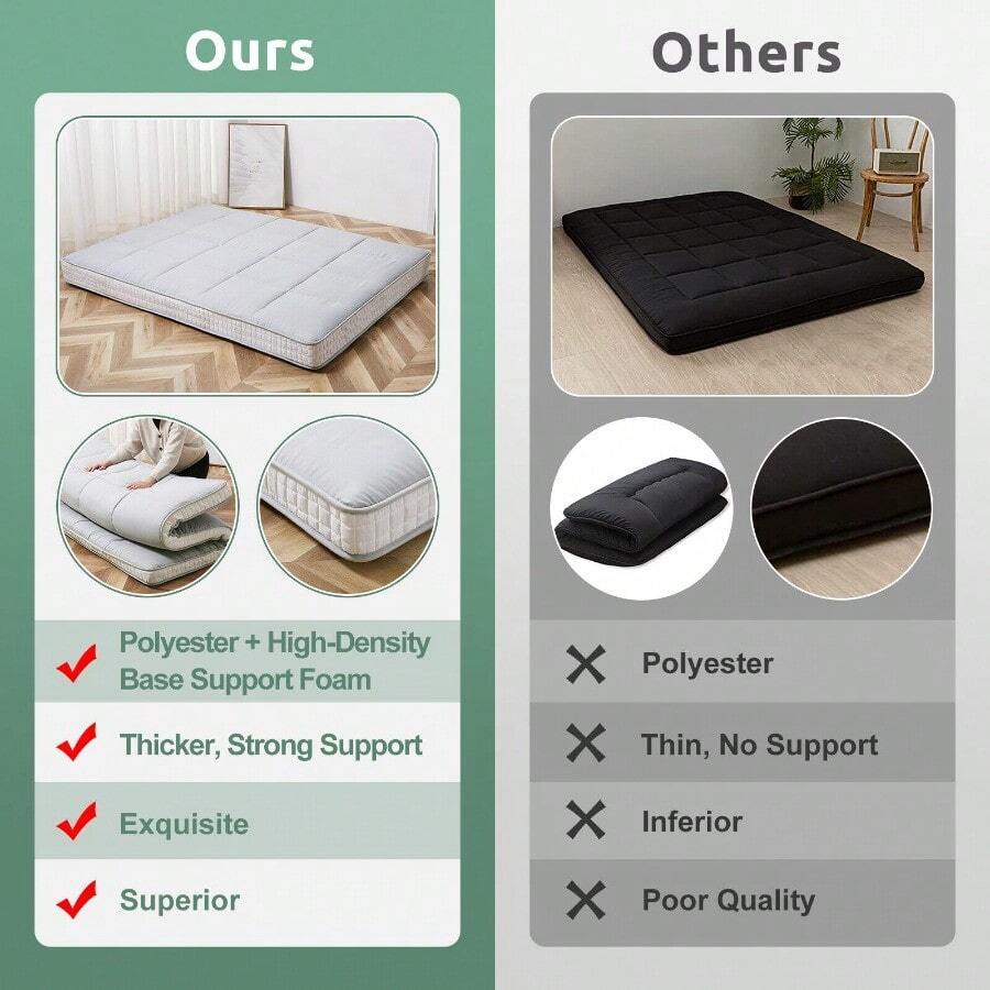 Japanese Floor Mattress Futon Mattress Foldable Mattress Twin Full