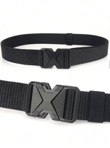 Cintura in vita, accessori per escursionismo - Cintura da lavoro in rete di nylon con fibbia di rilascio rapido resistente, adatta per adolescenti, estiva, casual, all'aperto, atletica o come regali per vacanze, laurea, compleanno o uso quotidiano