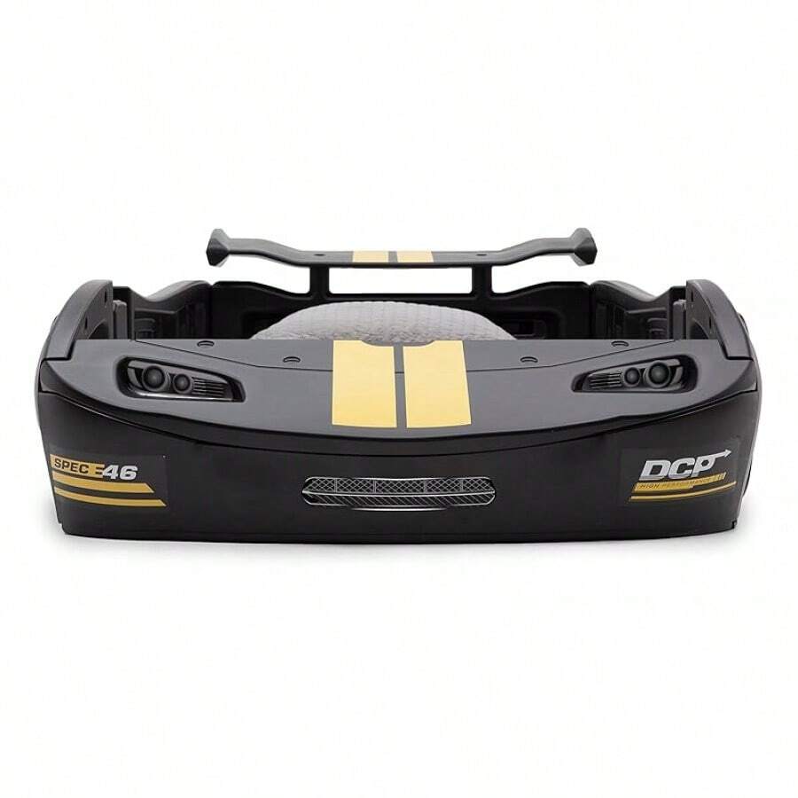 Delta Children Turbo Race Car Twin Bed, Black SHEIN UK