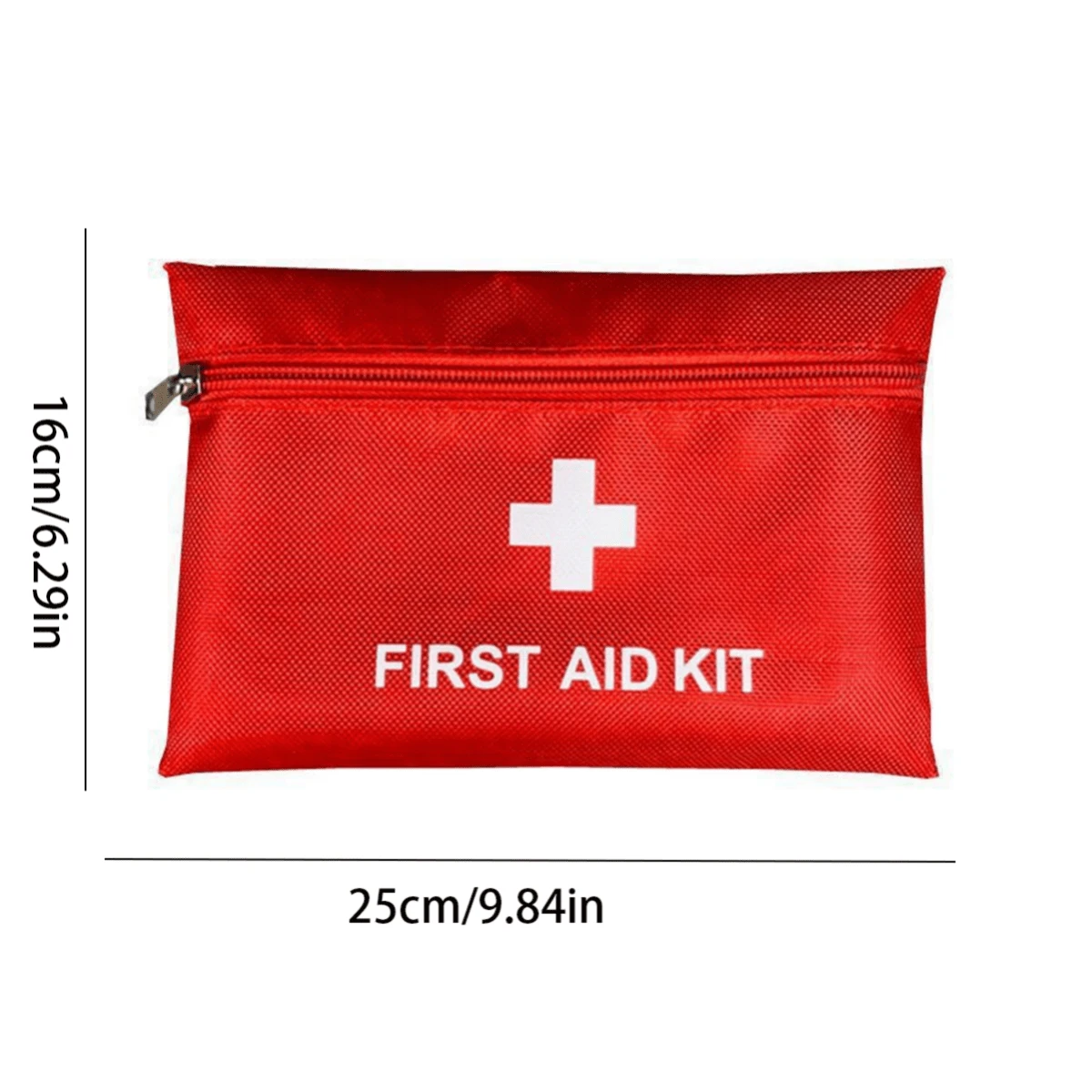 First Aid Bag First Aid Kit Empty Medical Storage Bag Red Trauma Bag