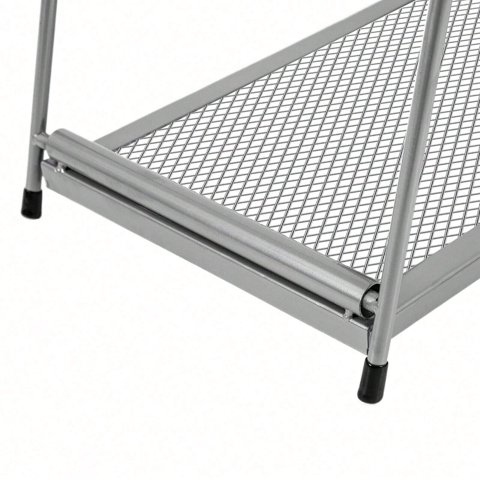 10Tier Floor Standing Literature Rack Brochure Magazine Display Holder