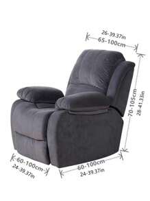 1/2/3 pièces, Couleur unie, Chivas, Articles ménagers, Soie de lait, Élastique imperméable, Anti-poussière, Housse de fauteuil de massage, Sélection de couleurs multiples, Utilité domestique, Housse de fauteuil Chivas