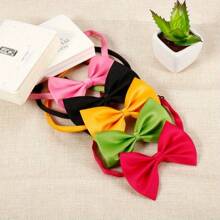 50pcs Random Color Cute Cat Collars Polyester Dog Ties Pet Dog Grooming Accessories Wholesale Cute Pet Dog Bow Ties Pet Dog Bow Ties