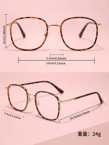 1 Cặp Kính Unisex Chất Lượng Cao, Giúp Bạn Trông Trẻ Hơn - Trong sáng - Xem 6