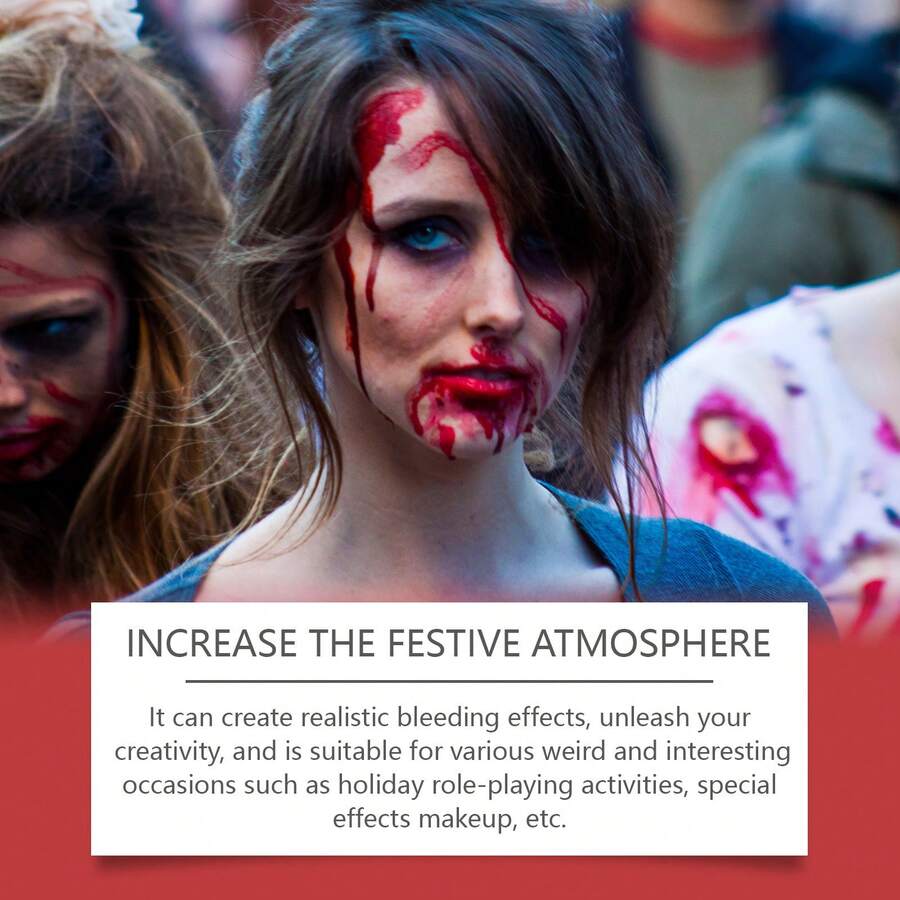 Halloween Decorations Cosplay Fake Blood Plasma Party Dress Up Vomiting