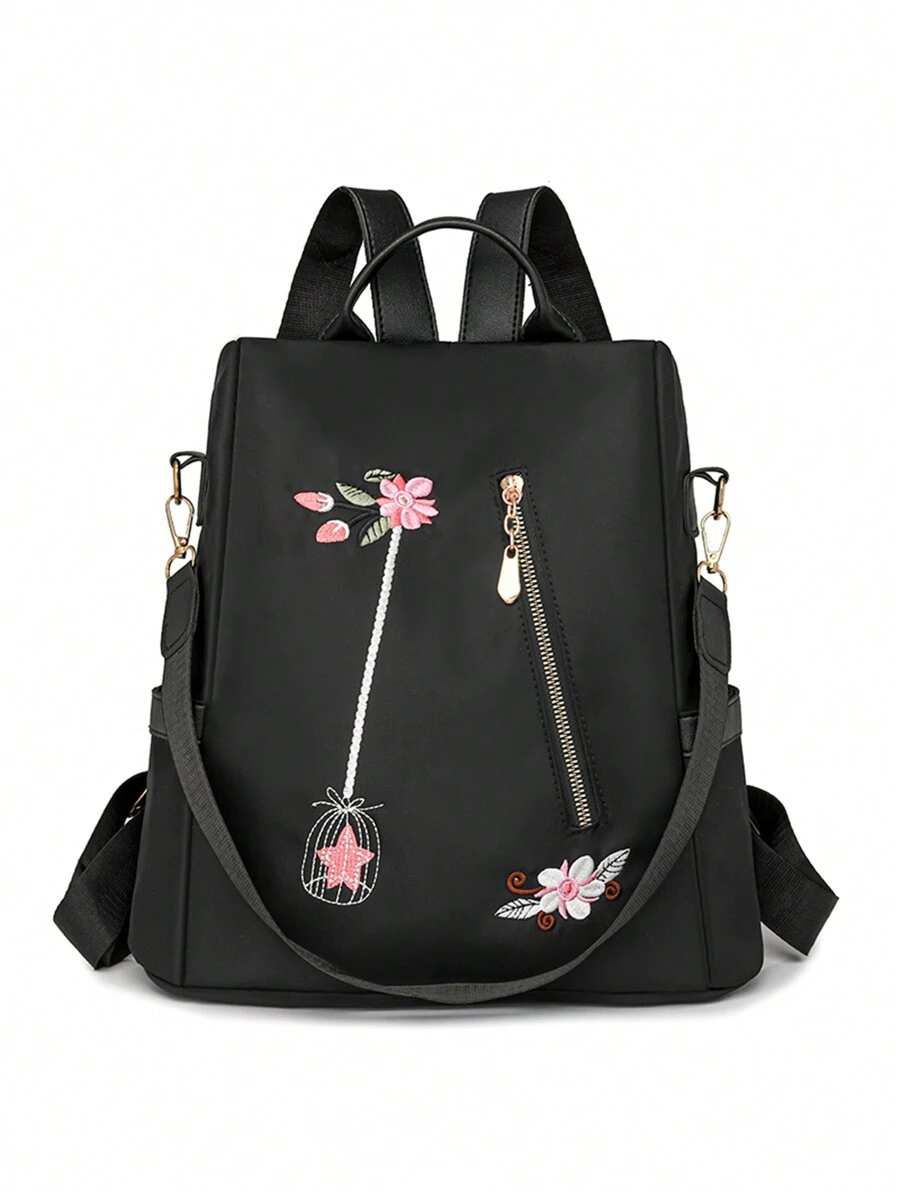 Women's Fashion Anti-Theft Large Capacity Computer Backpack, Suitable For Travel, School Backpack - Black - View 1