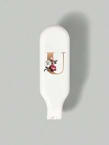 金色花朵字母印花便携式旅行折叠梳，字母A-Z，防静电迷你口袋梳，男女通用美发造型工具，塑料折叠梳，旅行发刷，便携轻巧小巧发刷，可放入钱包和健身房，返校季，旅行度假必备，女士美发配件，发刷，顺发刷，美发产品，美发工具，美发用品，头发护理，卷发刷，理发师，美发设备，旅行必备，发型，美发，发刷，背梳，造型刷，卷发刷，边缘刷，发梳，梳子，梳头，发刷套装，梳子，卷发梳，顺发刷，女士发刷，头发，旅行，美发产品，美发工具，美发用品，理发师，理发师配件，理发店，美发设备 - 白色 - 查看 32