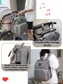 Luiertas Rugzak Met Verschoonstation, Multifunctionele Draagbare Waterdichte Grote Capaciteit Reis Baby Verschoontassen, Baby Spullen Organizer, Baby Register Zoeken, Baby Luiertassen Voor Meisjes, Babyshower Geschenken, Pasgeboren Baby Essentiële Geschenken