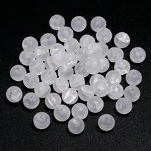 50 hạt thủy tinh mờ 10mm nhiều màu tròn Gorgoues hạt rời dùng làm đồ trang sức DIY vòng tay độc đáo phụ kiện vòng cổ vật tư - Hạt - Xem 13