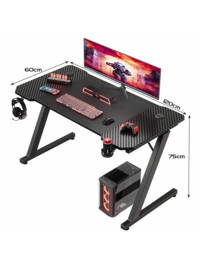 80/120/160CM Gaming Tafel Bureau Computer Gamer PC Work Premium view 7