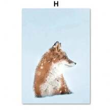 1 件圣诞节和冬季雪礼物壁画帆布画北欧帆布和版画卧室家居装饰无框架 - 彩色 - 查看 25