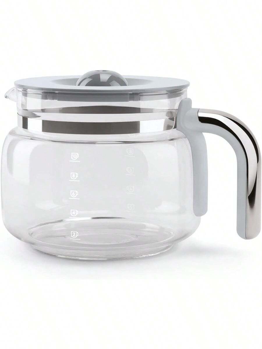 50's Retro Style Aesthetic Drip Coffee Machine With 10 Cup Glass Carafe