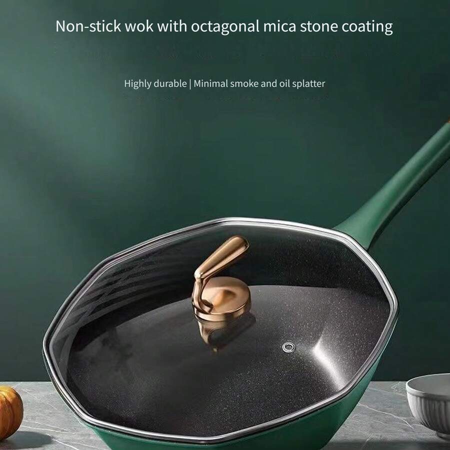 HighQuality MultiFunctional NonStick Wok Wok Domestic Star Anise Pan