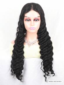 Tóc giả ren phía trước sóng sâu 5x5 Tóc thật 180 Mật độ Tóc giả không keo Tóc thật được nhổ trước Cắt trước Tóc giả đóng sóng sâu 5x5 Tóc thật được cắt trước Tóc giả không keo Tóc thật xoăn không keo - SNatural - Xem 6