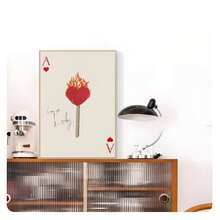 1 PC 游戏 Meta 心脏病海报艺术帆布画无框壁画游戏室装饰画、墙艺术、墙面装饰、帆布印刷、油画海报、现代简约风格印刷、客厅和房间装饰、浴室装饰、理想礼物 - 彩色 - 查看 33