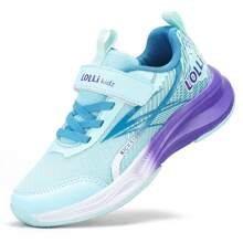 Children's Sports Shoes For Boys And Girls, Outdoor Sports Exercises, Walking, Breathable And Comfortable Running Shoes, Light Blue Sports Shoes - 淺藍色 - 查看 6