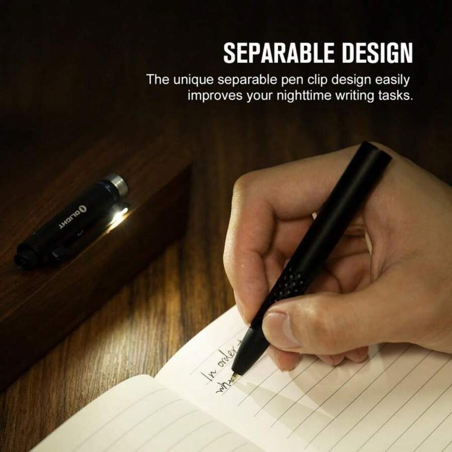 OLIGHT O'Pen Glow EDC Pen Light, 120 Lumens With Green Beam