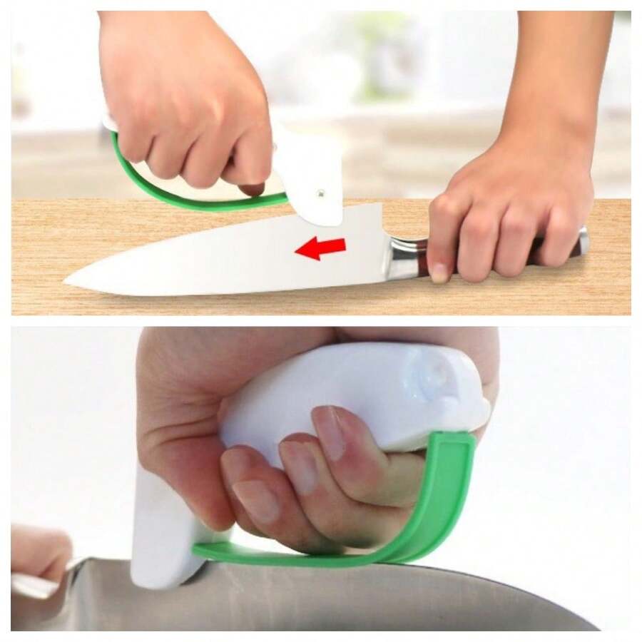 Portable HandHeld Sharpening Stone, Quick Outdoor Knife Sharpener