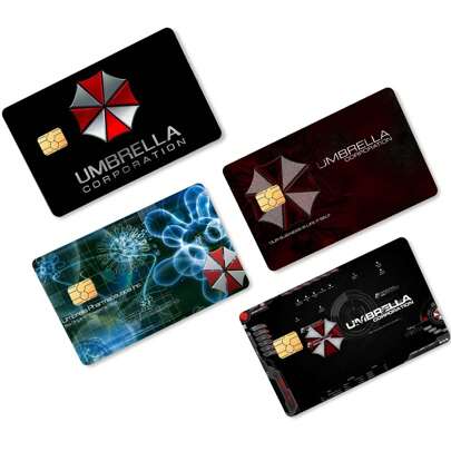 4 piezas de pegatinas creativas para tarjetas de débito, adecuadas para tarjetas de transporte, tarjetas llave, tarjetas de crédito, tarjetas de débito, protección y personalización creativa para tarjetas bancarias, sin burbujas con ranuras de ventilación