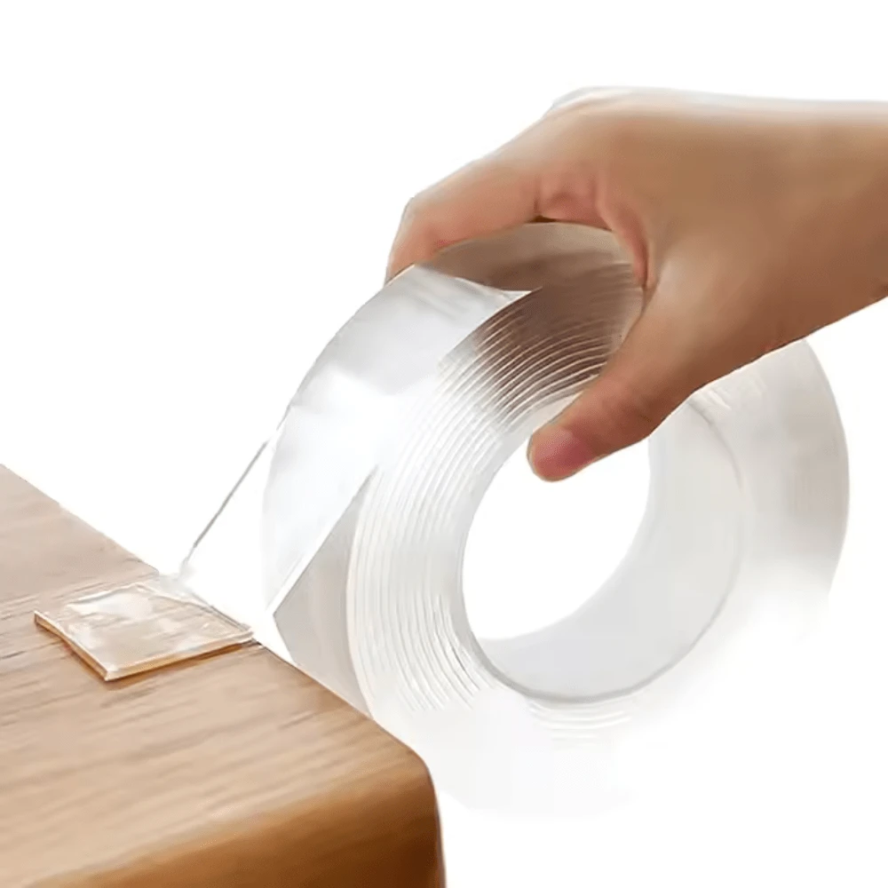 10FT Extra Strong DoubleSided HeavyDuty Tape Removable, Clear Nano