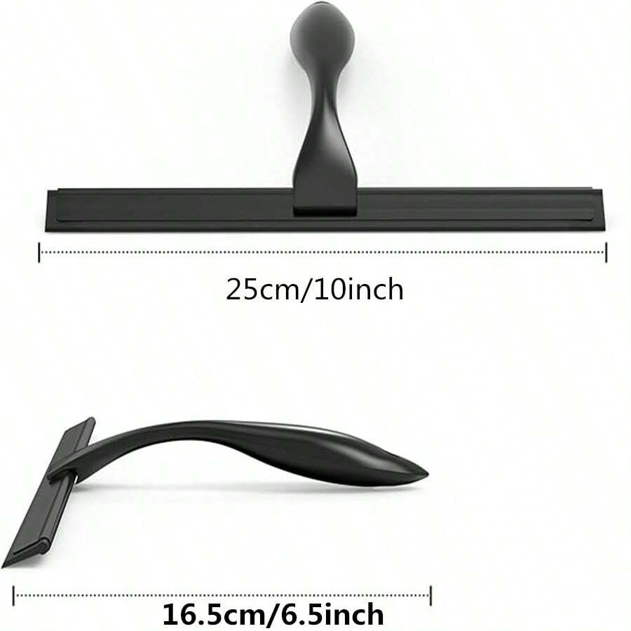 Shower Squeegee 10Inch Matte Black Squeegee AllPurpose Stainless