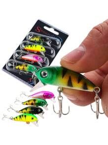 SOUGAYILANG 4pcs Fish Design Floating Fishing Artificial Bait