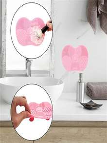 1 miếng tẩy tế bào chết bằng silicon hình quả táo có giác hút Miếng tẩy tế bào chết bằng silicon Miếng tẩy tế bào chết dụng cụ làm đẹp Miếng tẩy tế bào chết cọ trang điểm - Nhiều màu - Xem 4