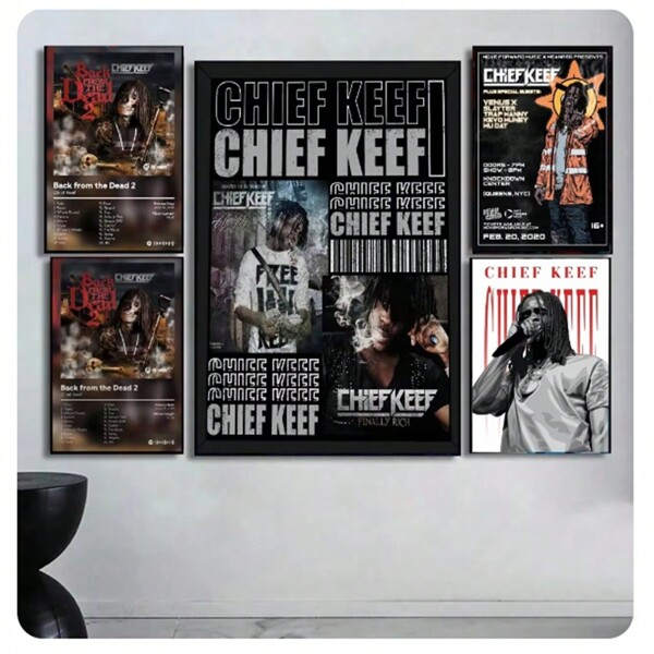 1pc Frameless C-Chief K-Keef Rapper Classic Vintage Posters Vintage Room Home Bar Cafe Decor Nordic Home Decor,Wall Art,Canvas