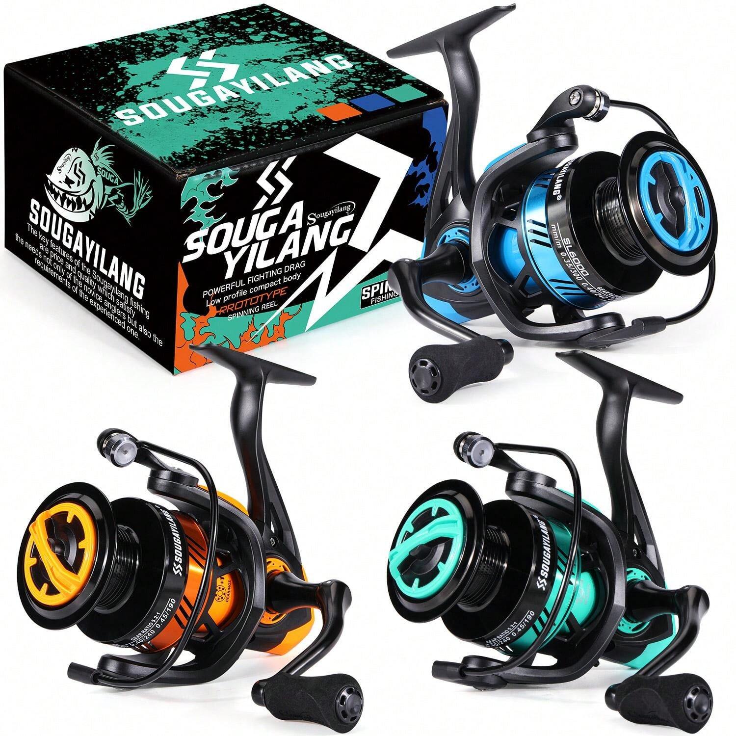 SOUGAYILANG 11+1 BB Sougayilang Spinning Fishing Reel UltraSmooth
