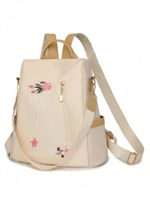 Zaino antifurto alla moda per computer portatile da donna con grande capacità, adatto per i viaggi