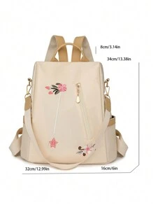 Zaino antifurto alla moda per computer portatile da donna con grande capacità, adatto per i viaggi