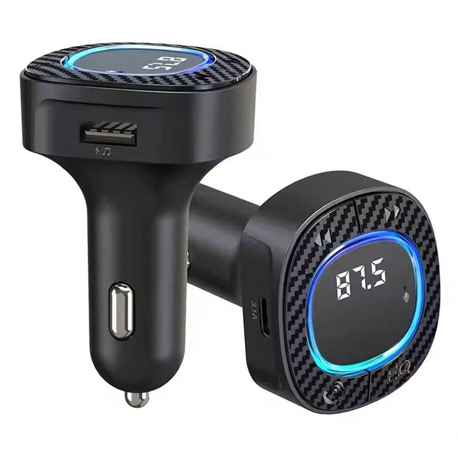 Transmitter Bluetooth Car 3.1A USB Port+TypeC Charge Handsfree Call