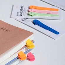 1/3/6 pièces de signets automatiques en silicone, signets pour la lecture des femmes, des hommes, des amateurs de livres, des lecteurs, parfaits pour une utilisation quotidienne au bureau, fournitures scolaires, rentrée scolaire