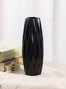 1 pezzo Vaso geometrico creativo, vaso per profumo di fiori per la decorazione della casa, vaso per fiori finti in plastica che imita la ceramica, adatto per soggiorno, camera da letto, ufficio, decorazione per feste e vacanze