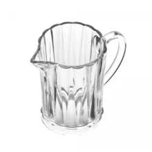 Glass Milk Jug Kit 290ml + Radial Glass Sugar Bowl - 無色 - 查看 3